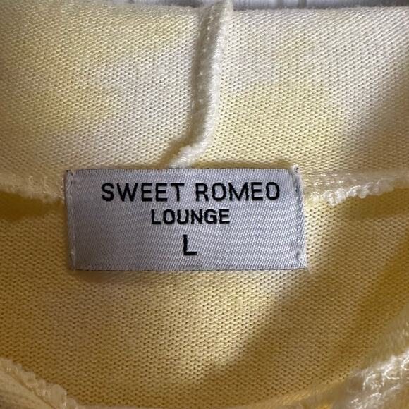 Half Human Half Iced Coffee Yellow Marble Cropped Hoodie Sweatshirt NEW - Picture 3 of 6